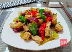 Illustration of how to make fried squid rolls with lettuce 10