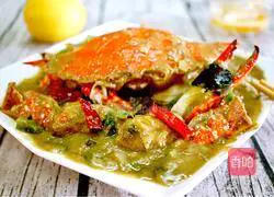 Illustration of how to make fried crab with curry pepper 10