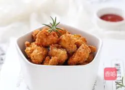 Illustration of how to make spicy chicken popcorn 9