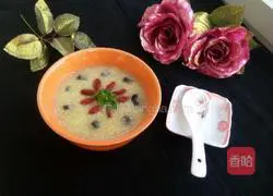 Illustration of how to make millet and sea cucumber porridge 7