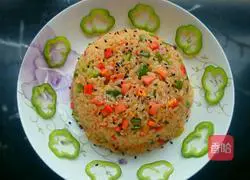 Illustration of how to make tomato sauce rice 7