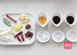 Illustration of braised duck intestines 1