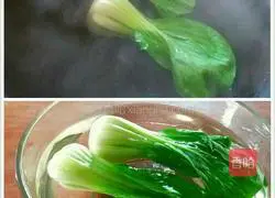 Illustration of how to make braised crab meat and lion head 14