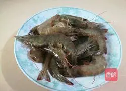 Illustration of how to make garlic vermicelli with open side shrimp 1