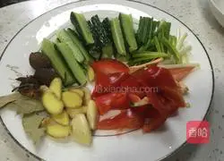 Illustration of how to cook duck with konjac 1