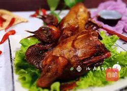 Illustration of roasted squab 13