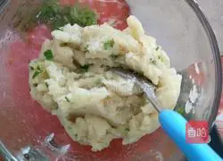 Illustration of how to make coriander mashed potatoes 7
