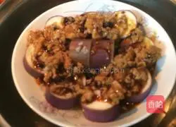 Illustration of how to make steamed eggplant with minced meat 8
