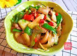 Illustration of how to make stir-fried cabbage with pork belly 1