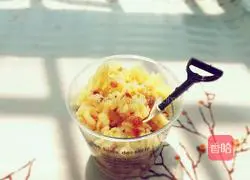 Illustration of how to make mashed potatoes with blueberry sauce 9