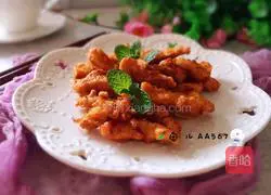 Illustration of how to make fried chicken tenders 13