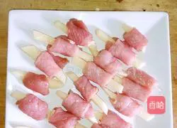 Illustration of the sweet and sour pork ribs and potato version 3