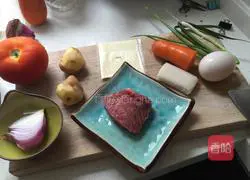 Improved borscht Illustration of how to make rice cakes with soup 1