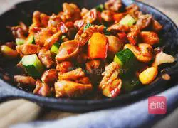 Illustration of how to make Kung Pao Chicken (oil-free, healthy and low-fat) 19