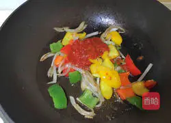 Illustration of how to make fried pasta 11