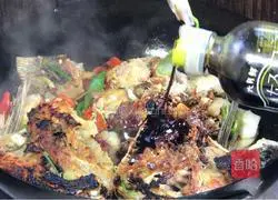 Illustration of home-style dry pot fish 10