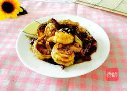 Illustration of how to make Kung Pao Shrimp Balls 9