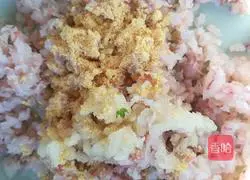 Illustration of how to make shrimp and chrysanthemum balls 3