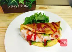 American Omelette Recipe Illustration 11