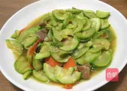 Illustration of how to make vinegared melon 3