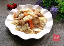 Illustration of how to make twice-cooked pork with cabbage 8