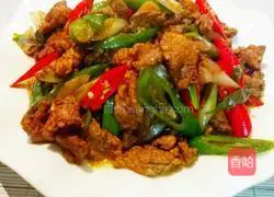 Illustration of how to make hot pepper beef 10