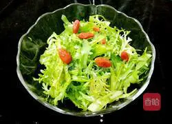 Illustration of how to make cold bitter chrysanthemum 5