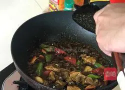 Illustration of how to make fried pork ribs with black bean sauce 9