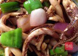 Illustration of how to make cumin squid tentacles 11