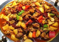 Illustration of how to make large plate chicken 8