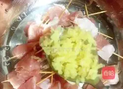 (Afternoon tea) Illustration of how to make fragrant toothpick meat 6