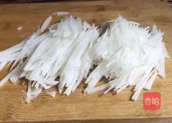 Illustration of how to make steamed radish balls 1