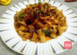 Illustration of how to make spicy fried conch meat 9