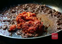 Illustration of how to make spaghetti with meat sauce 6