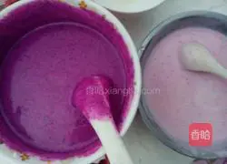 Illustration of how to make dragon fruit mousse 4