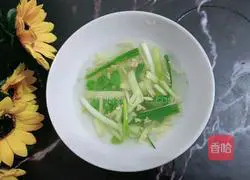 Illustration of how to make shepherd's purse and shrimp balls 6