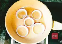 (Onion Ring Egg Pancake) Recipe Illustration 5