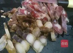 Illustration of how to make steamed cured meat 3