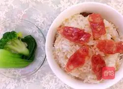 Illustration of how to make cured rice in rice cooker 12