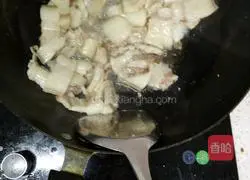 Illustration of how to make twice-cooked pork with pickles and garlic sprouts 4