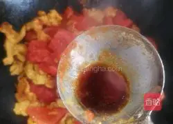 Illustration of how to make tomatoes and eggs 9