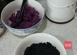 Purple sweet potato and pumpkin glutinous rice balls recipe 5