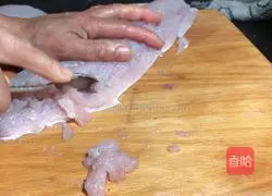 Illustration of how to make cheese fish balls 1