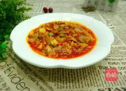 Illustration of how to make fat beef rolls in sour soup 9