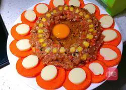 Illustration of how to make steamed pork with organ 5