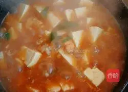 Illustration of how to make minced meat, shrimp and tofu 11