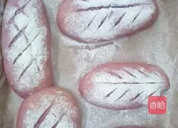 Illustration of how to make purple sweet potato dough 9