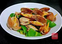 Illustration of how to make green pepper and yellow clams 5
