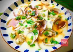 Illustration of how to make steamed clam eggs 6