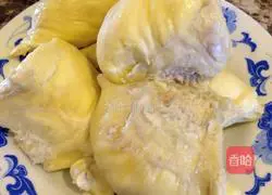 Illustration of making durian cake 2